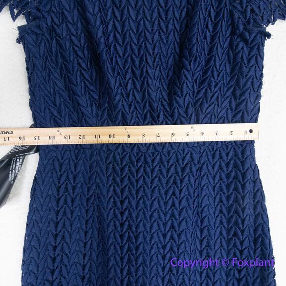 New! Kay Unger‎ Tatum Dress in midnight navy blue, size 10 - Picture 7 of 16